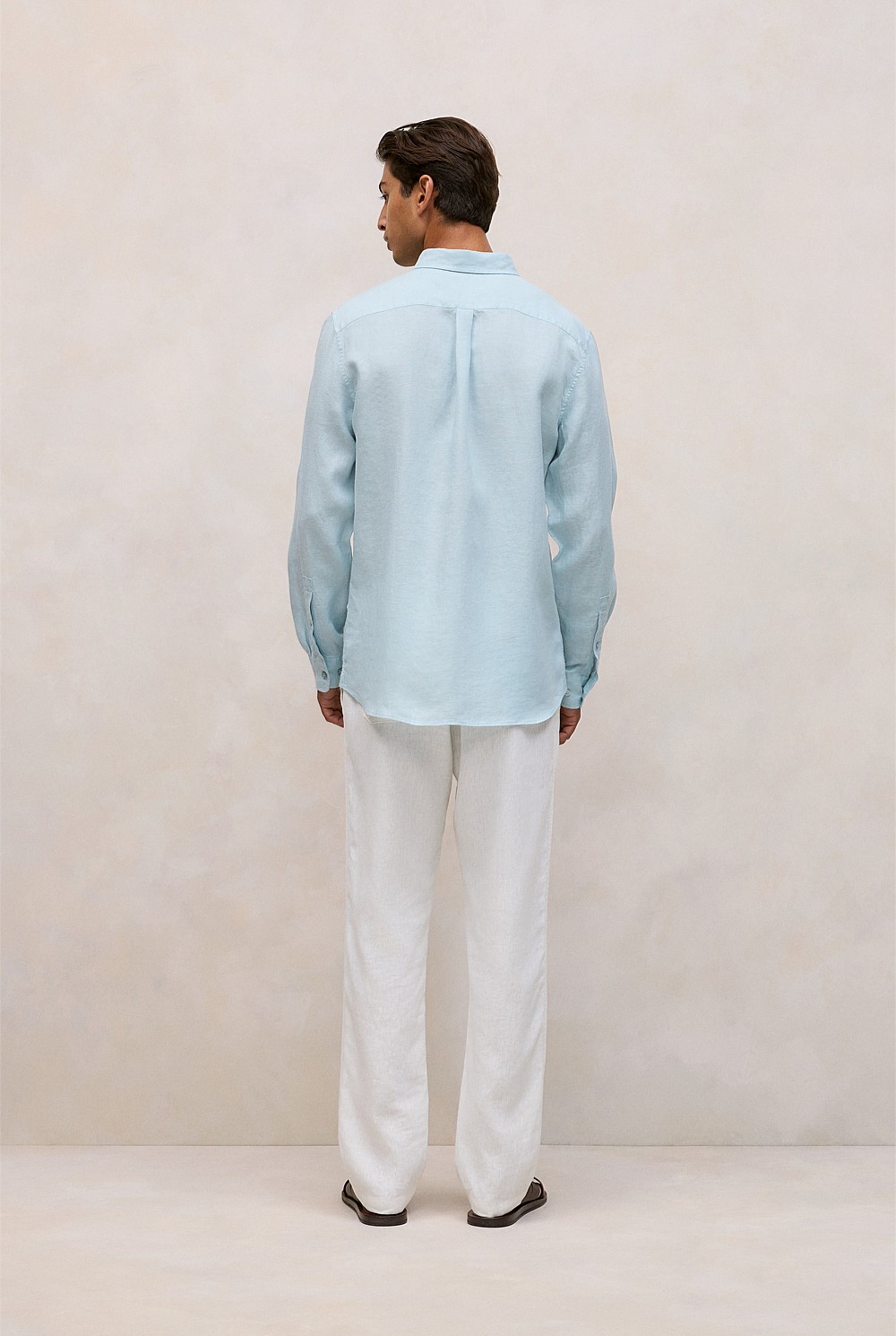 Regular Fit Linen End On End Shirt