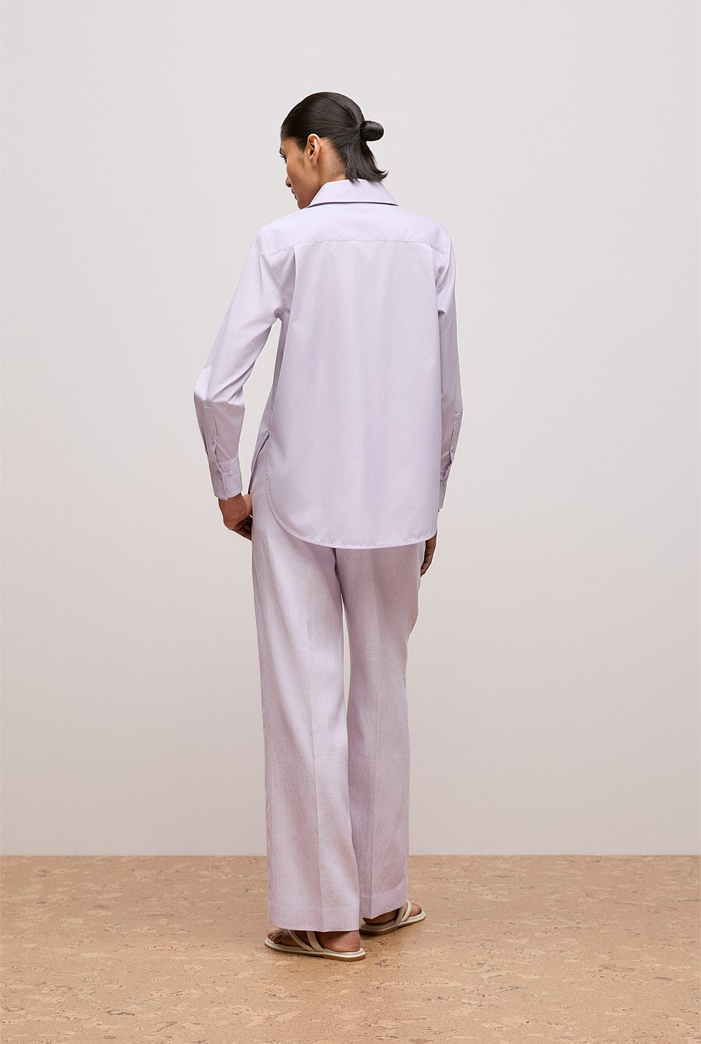 Cotton Poplin Long Sleeve Shirt