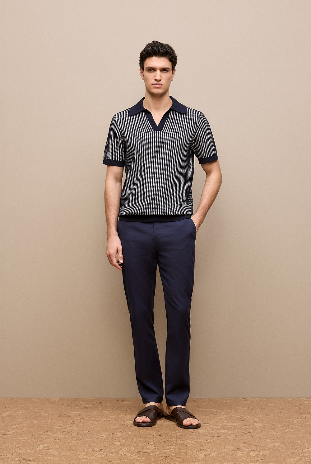Tailored Fit Dobby Twill Pant