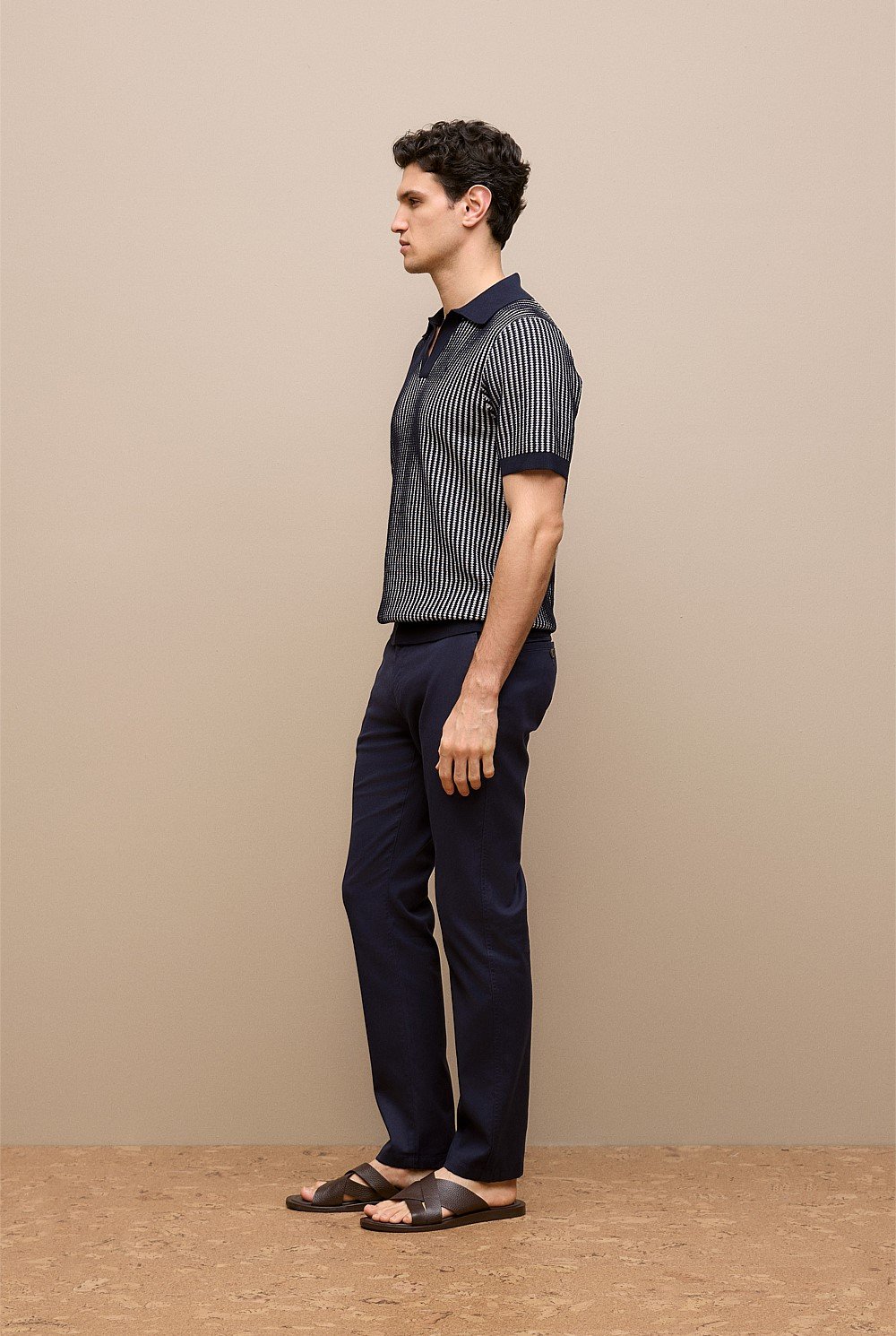 Tailored Fit Dobby Twill Pant