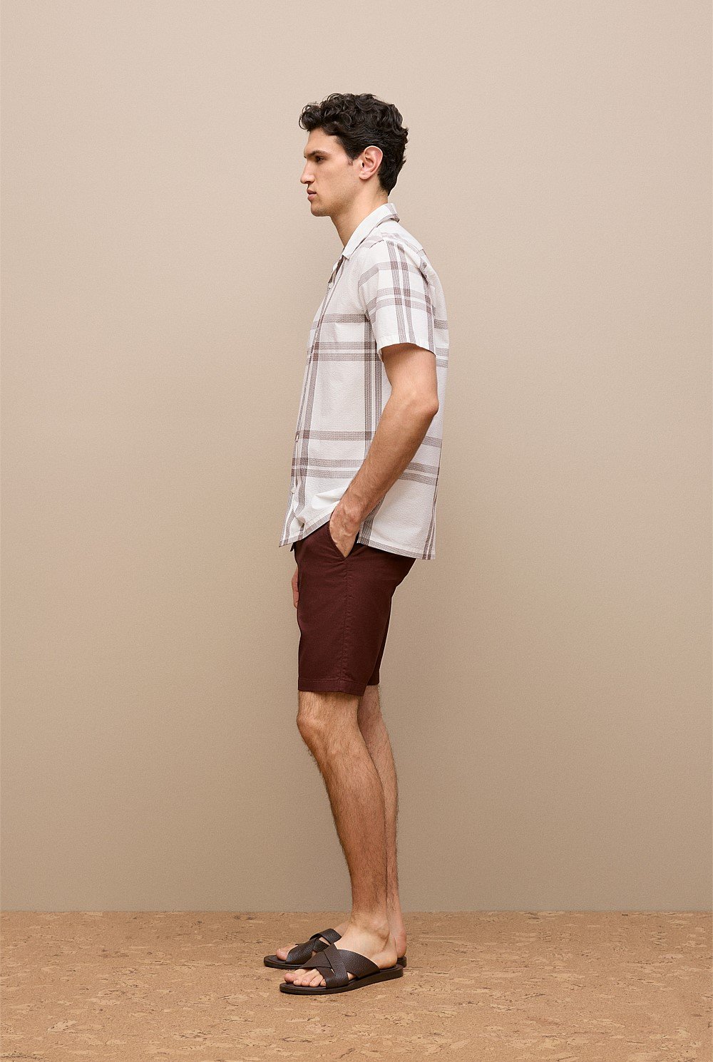 Seersucker Check Camp Shirt