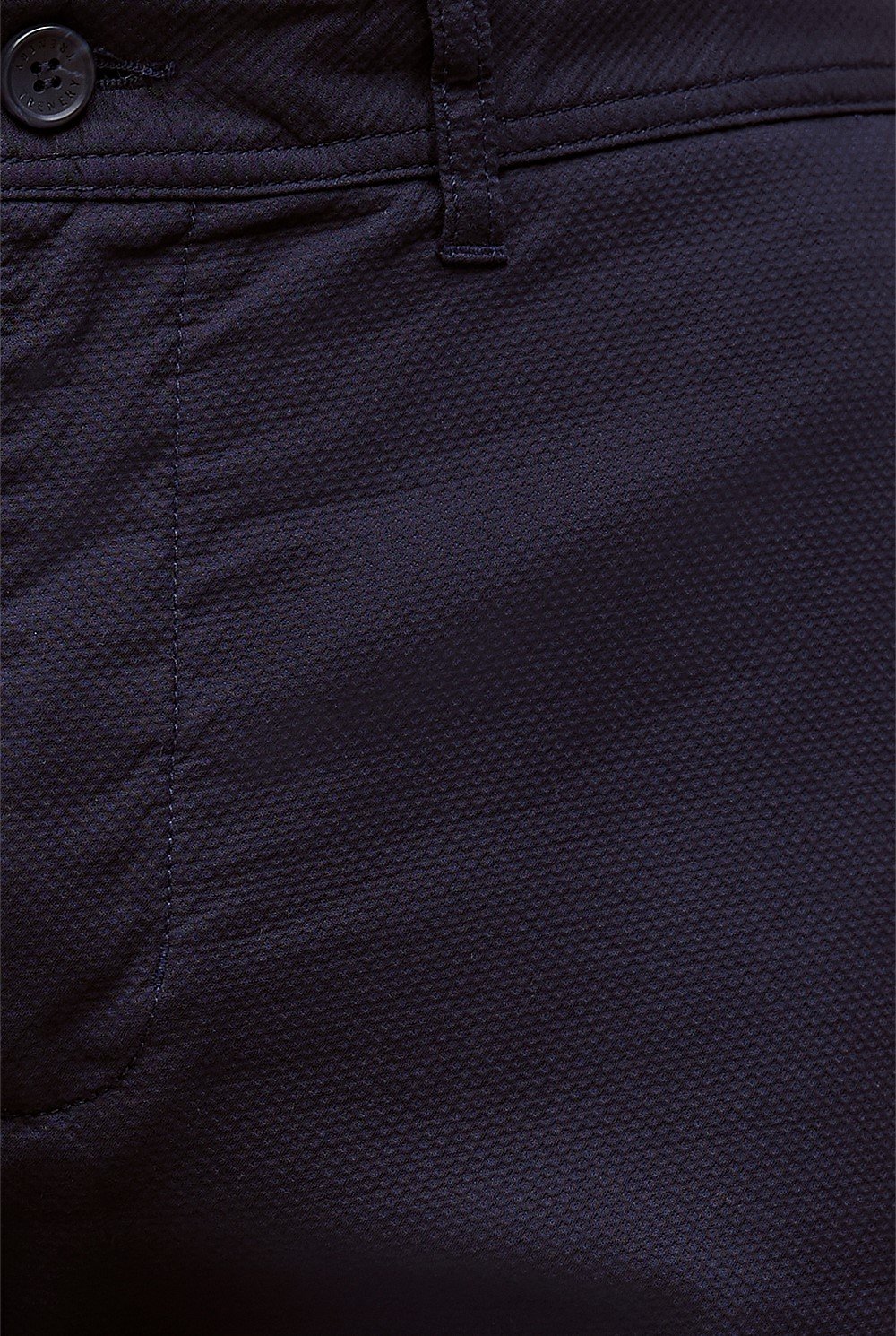 Stretch Cotton Dobby Longline Short