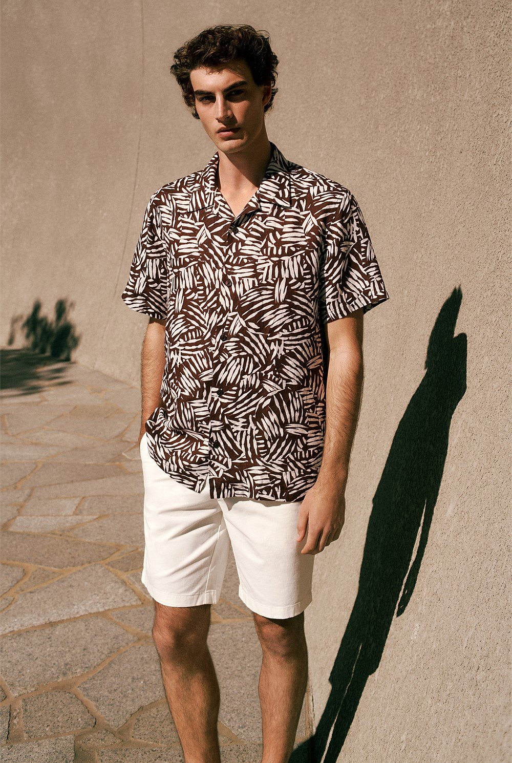 Stretch Cotton Twill Chino Short