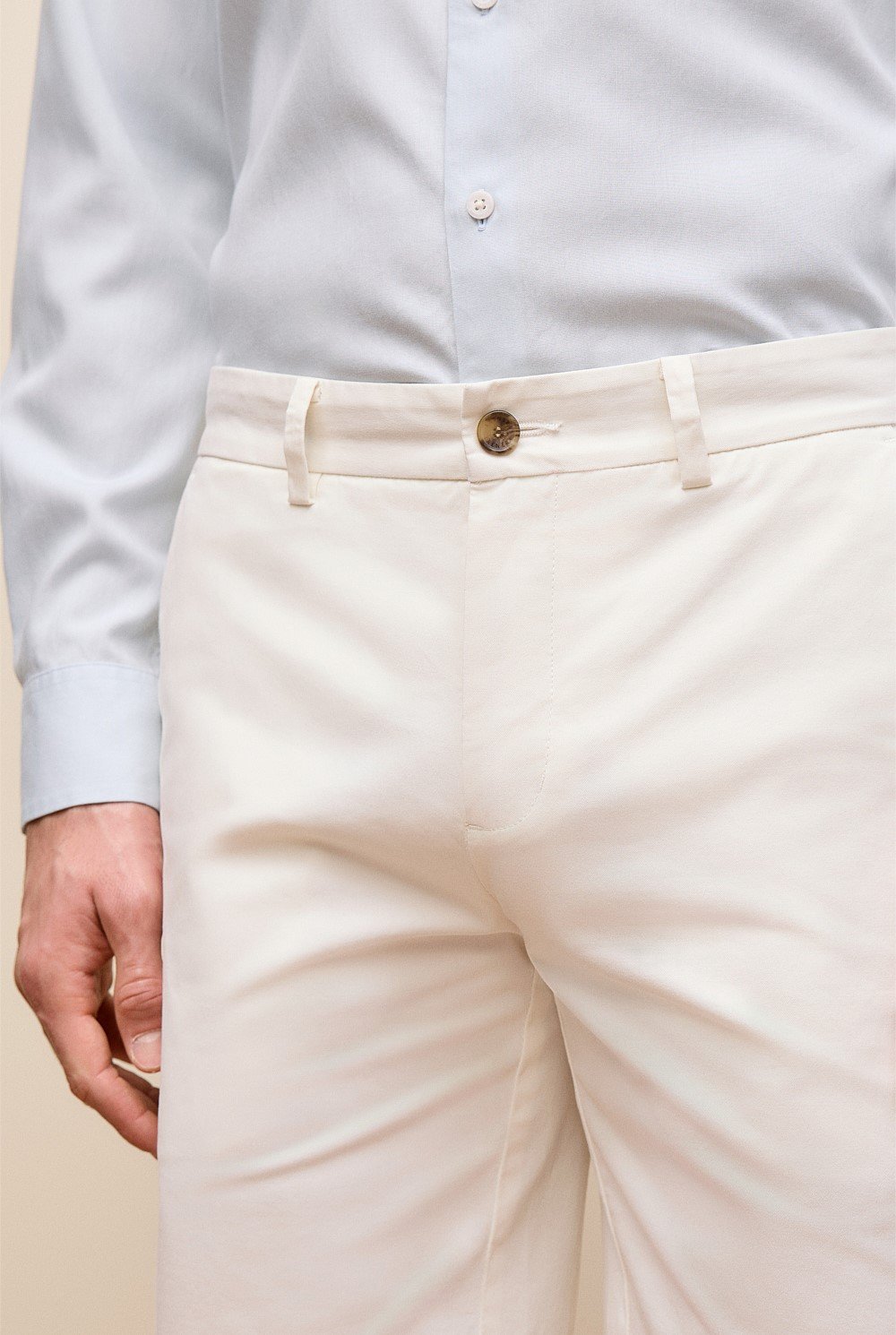 Stretch Cotton Twill Chino Short