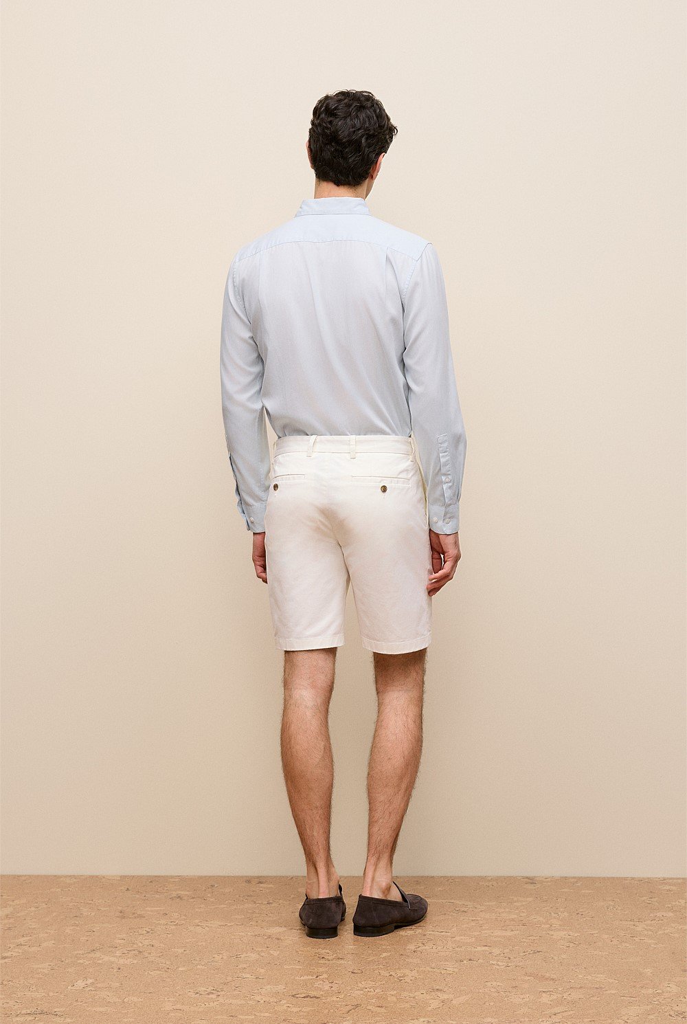 Stretch Cotton Twill Chino Short