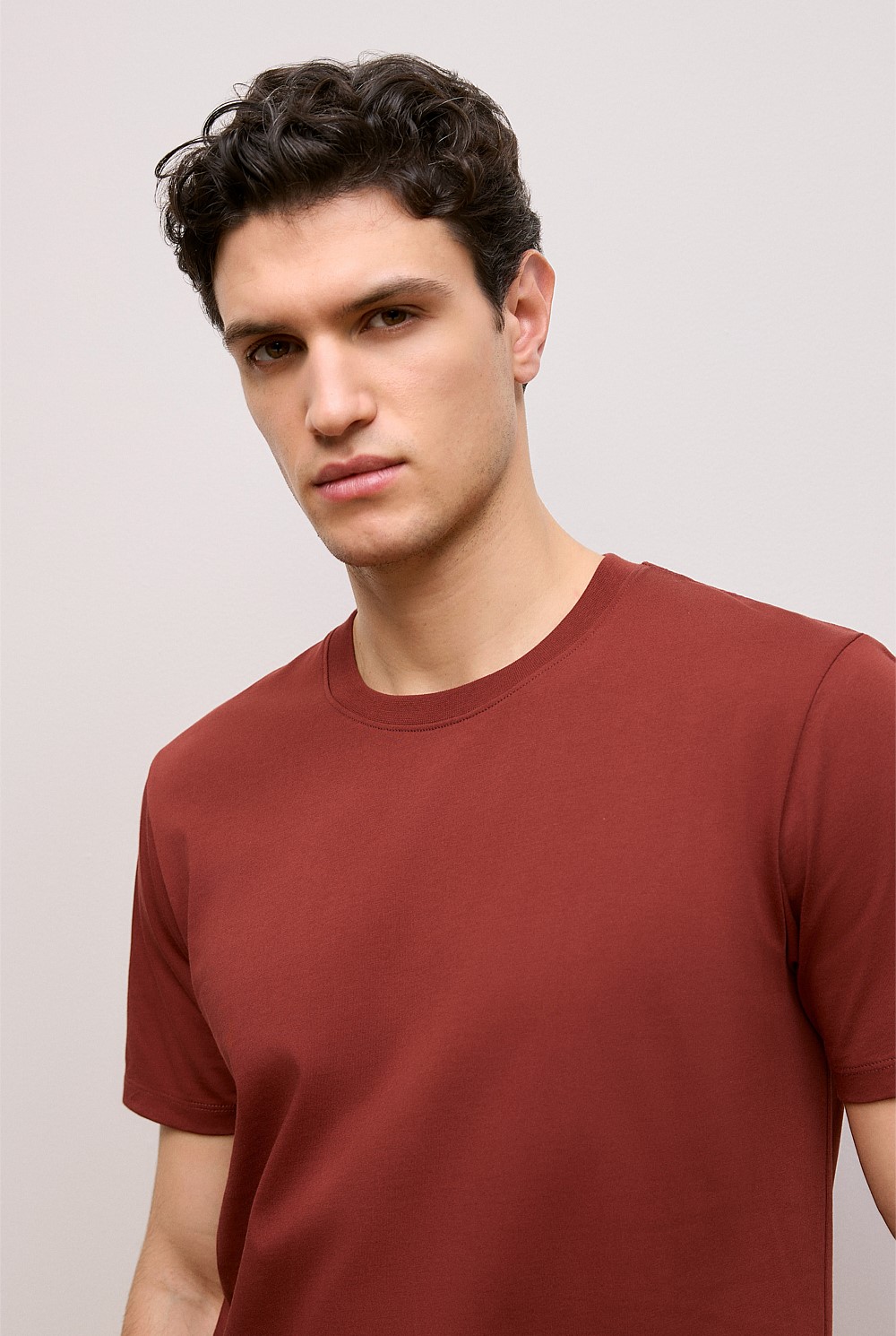 Australian Cotton Jersey Crew T-shirt