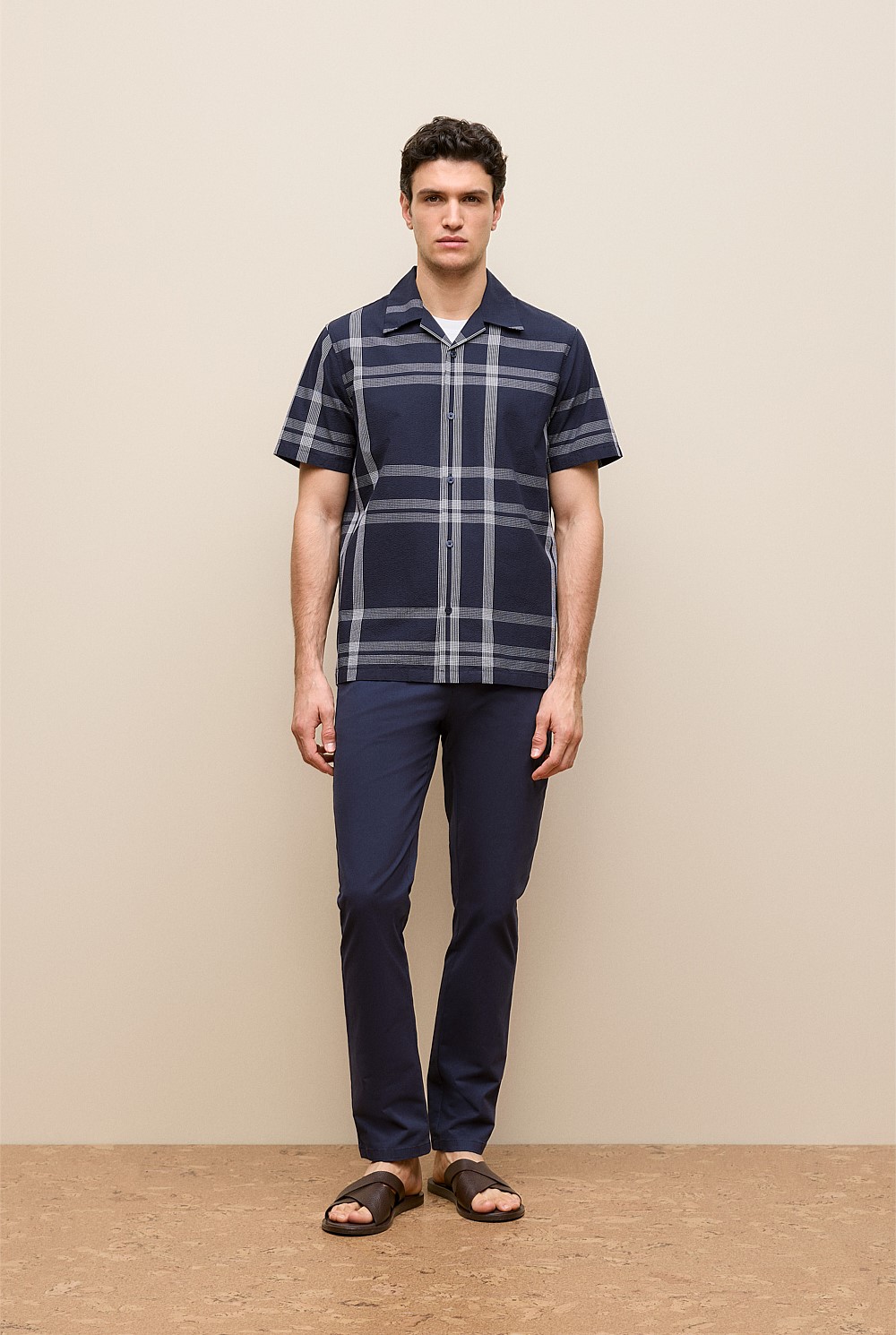 Seersucker Check Camp Shirt