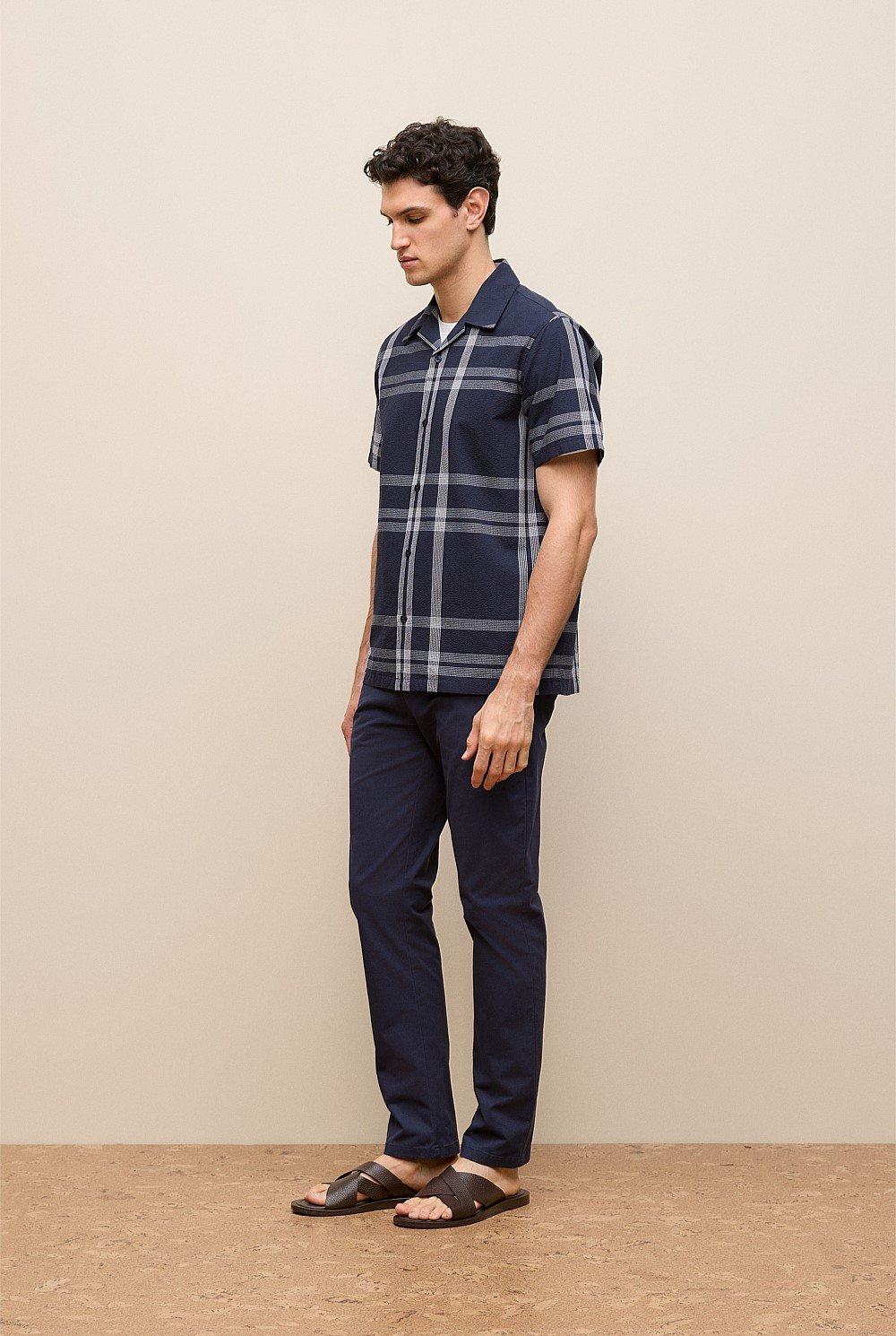 Seersucker Check Camp Shirt