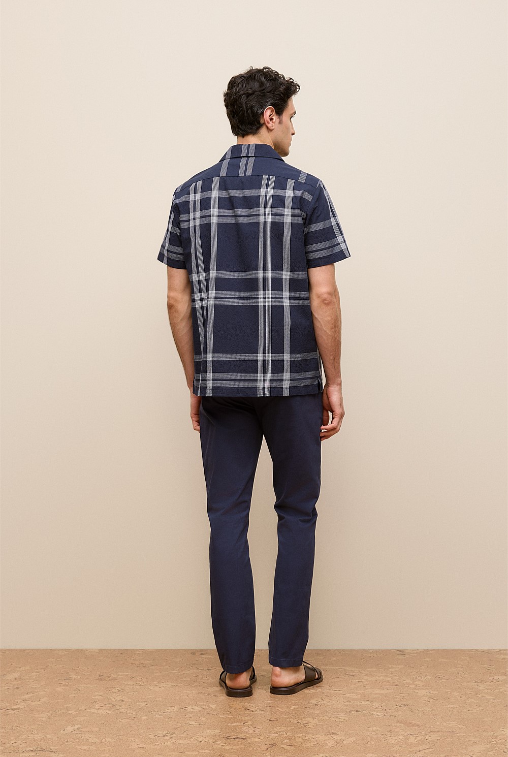Seersucker Check Camp Shirt