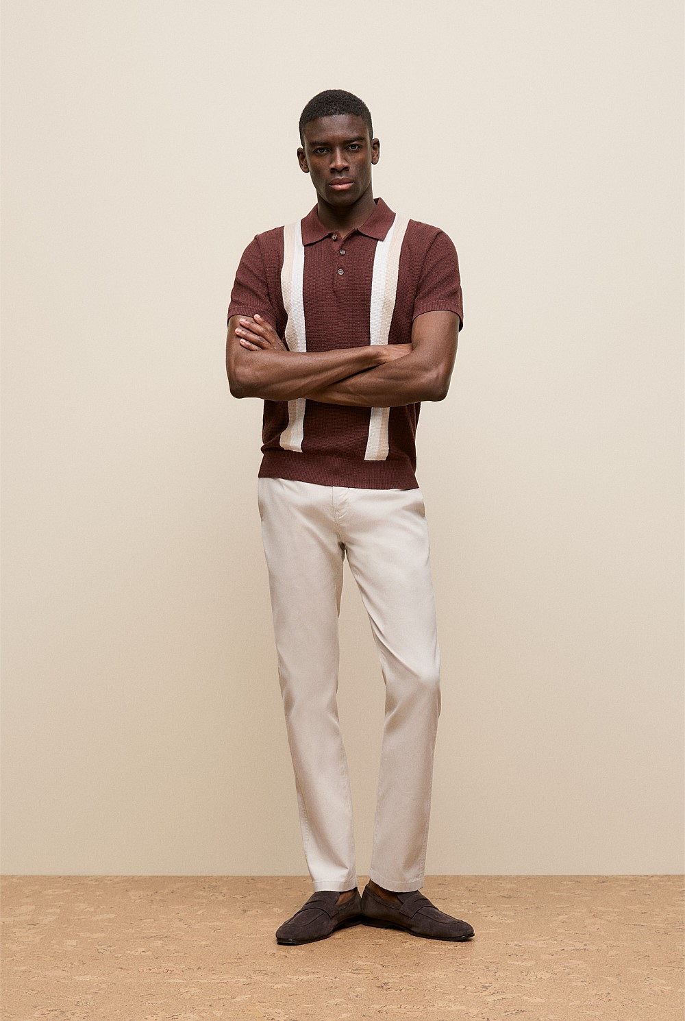 Tailored Fit Dobby Twill Pant