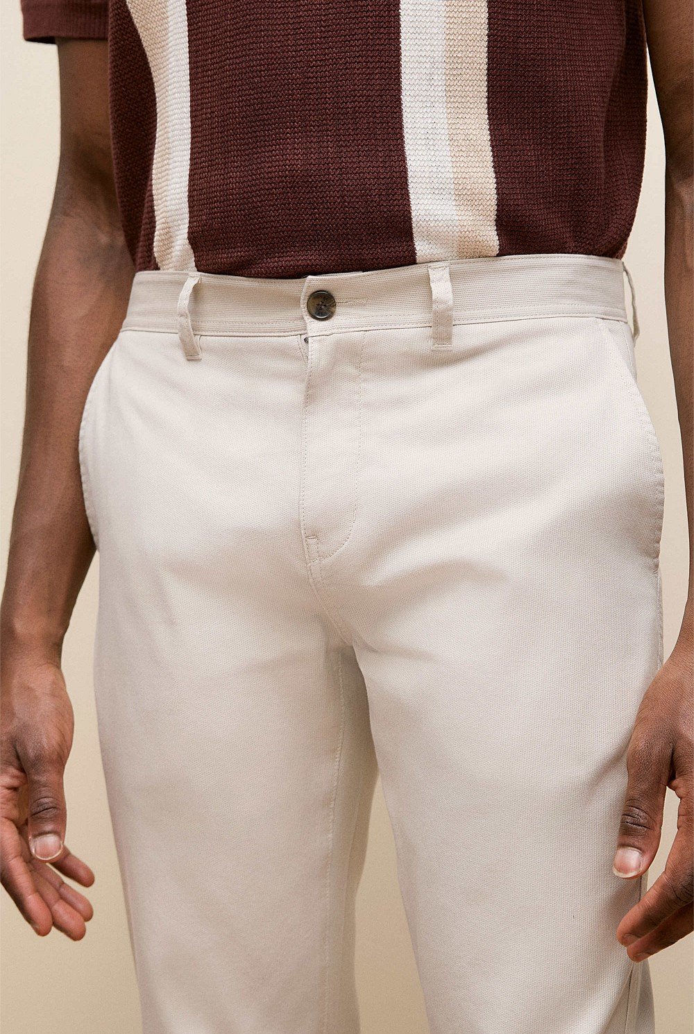 Tailored Fit Dobby Twill Pant