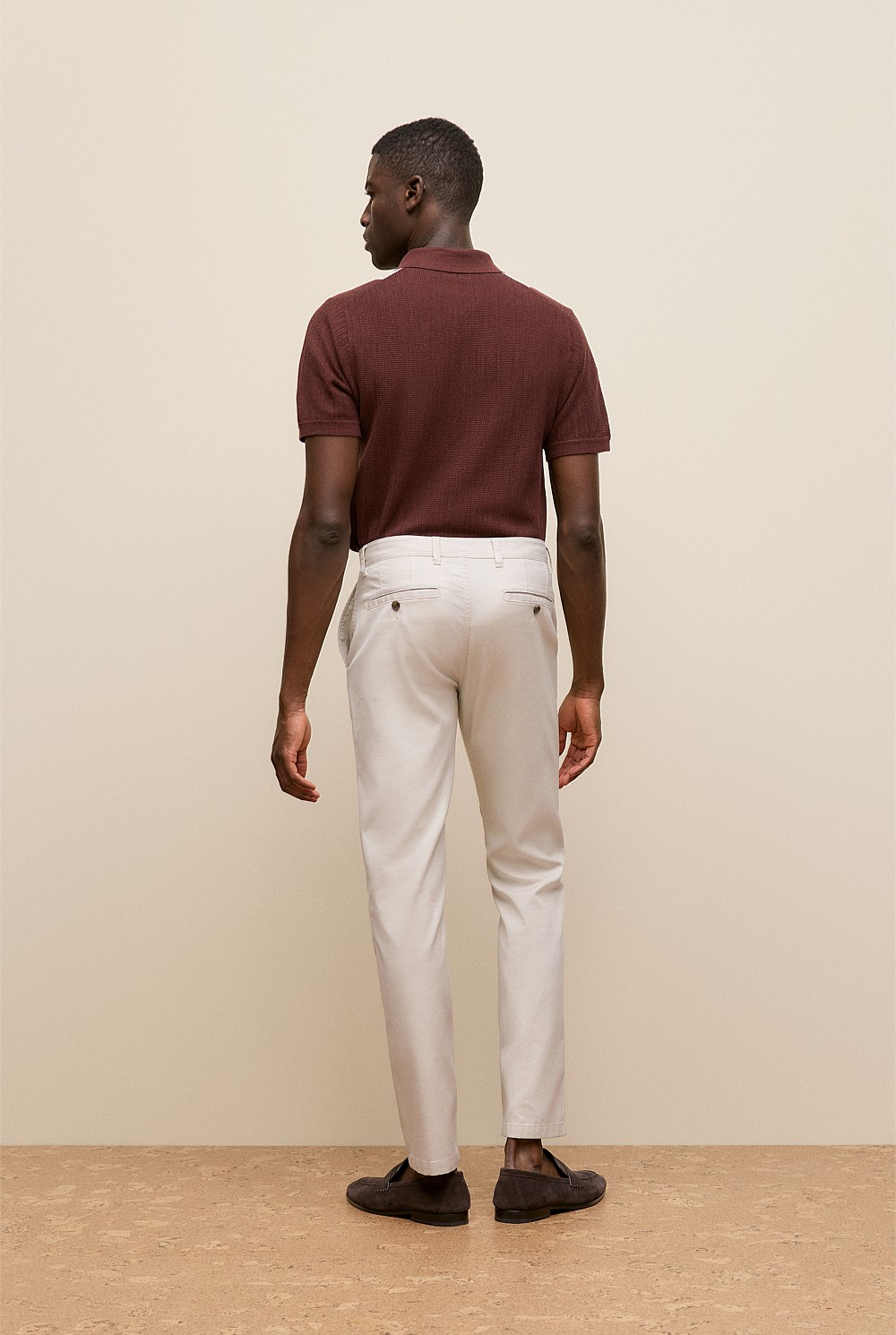 Tailored Fit Dobby Twill Pant