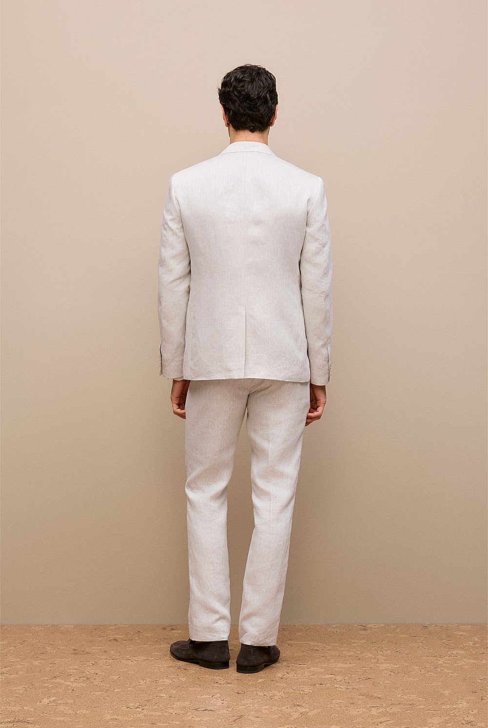 Regular Fit Linen Twill Blazer