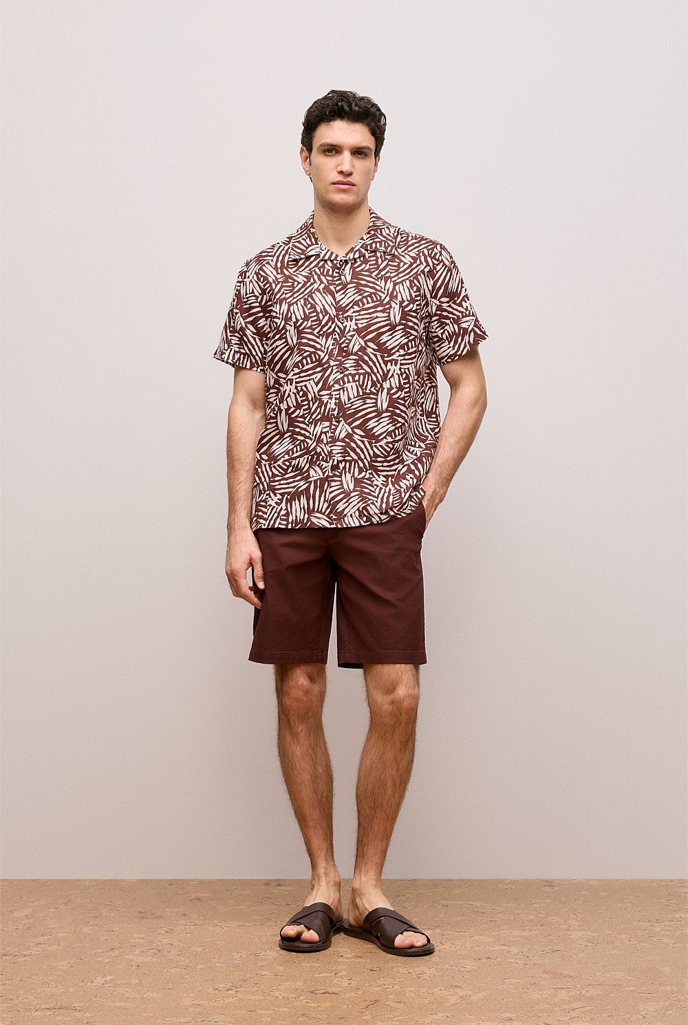 Etch Linen Camp Shirt