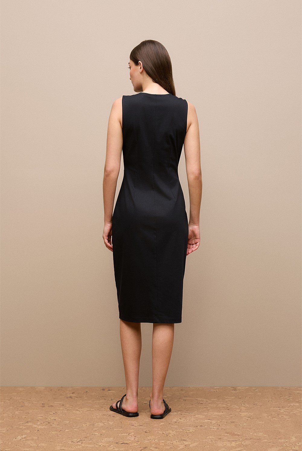 Cotton Twist Front Dress