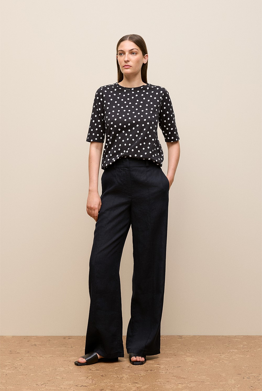 Spot Half Sleeve T-shirt