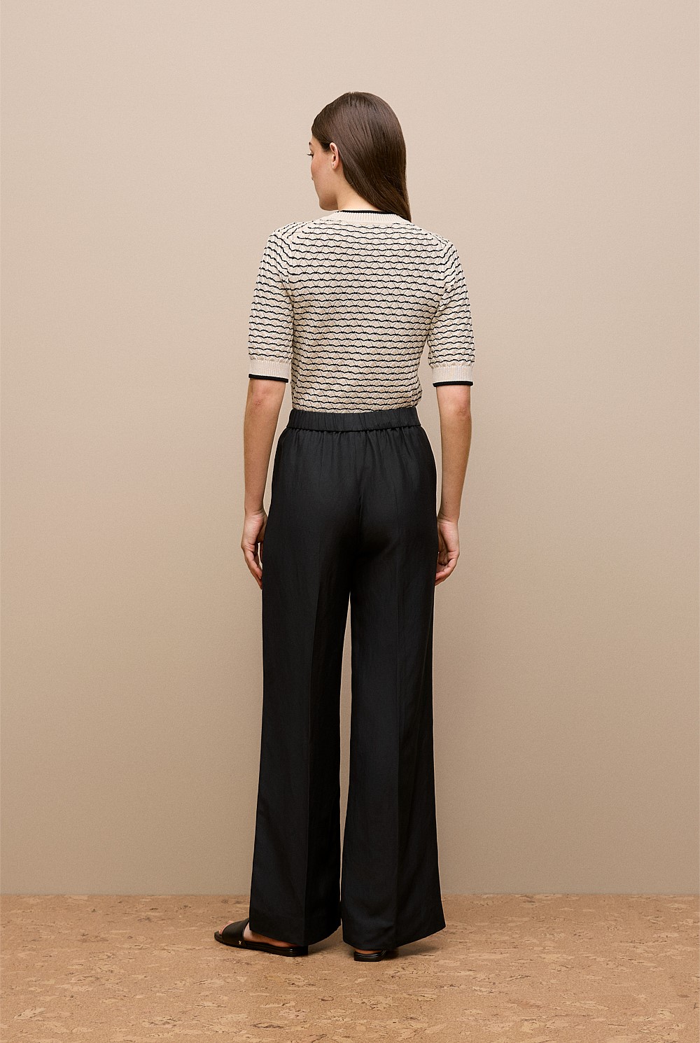 Soft Pinstitched Pant