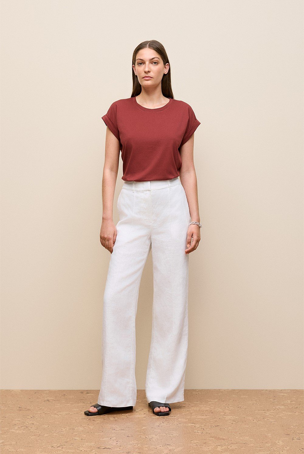 Cuff Sleeve T-shirt