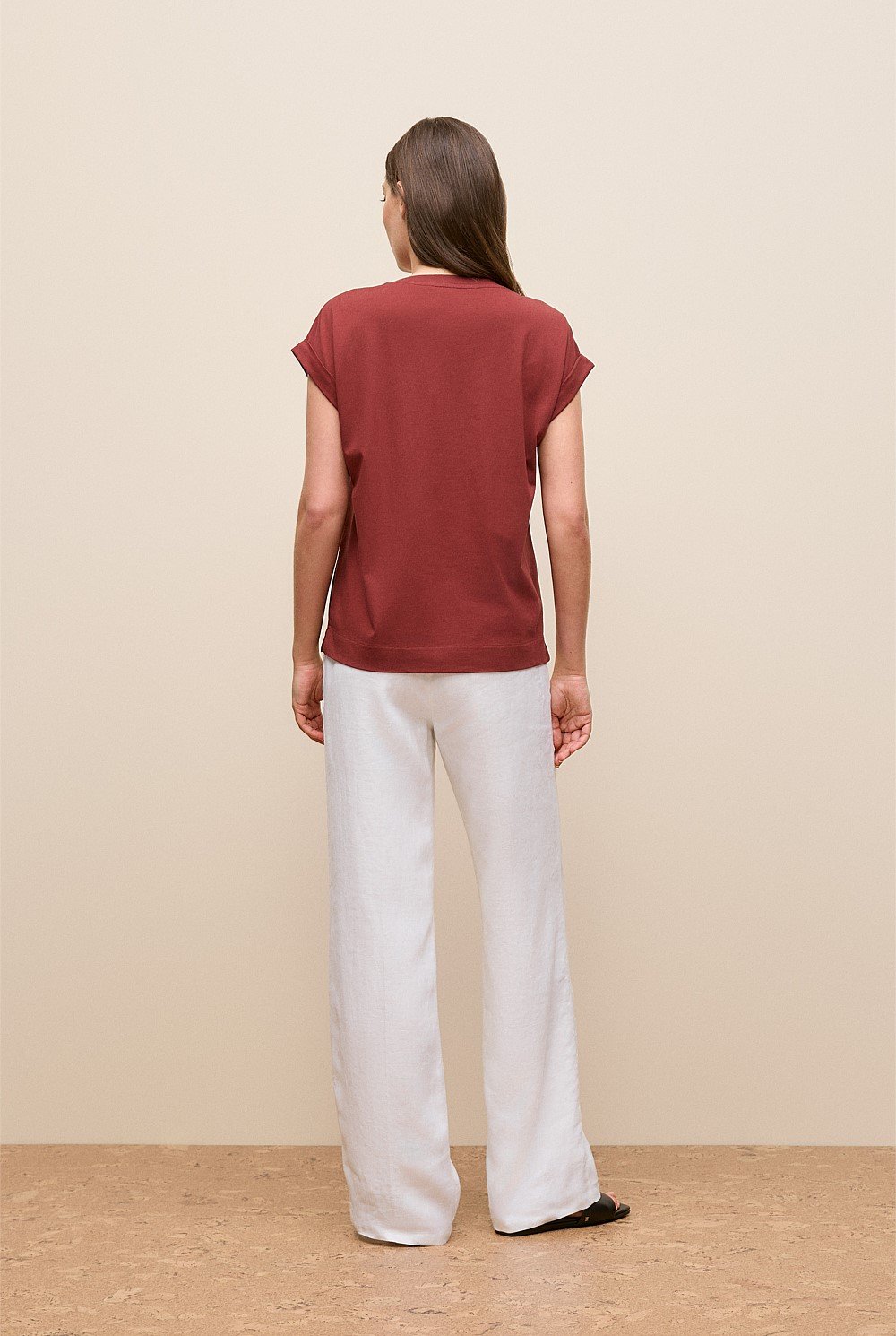 Cuff Sleeve T-shirt