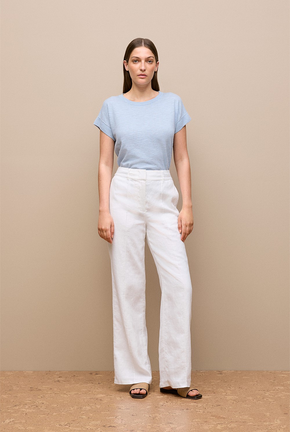 Linen Cotton Relaxed T-shirt
