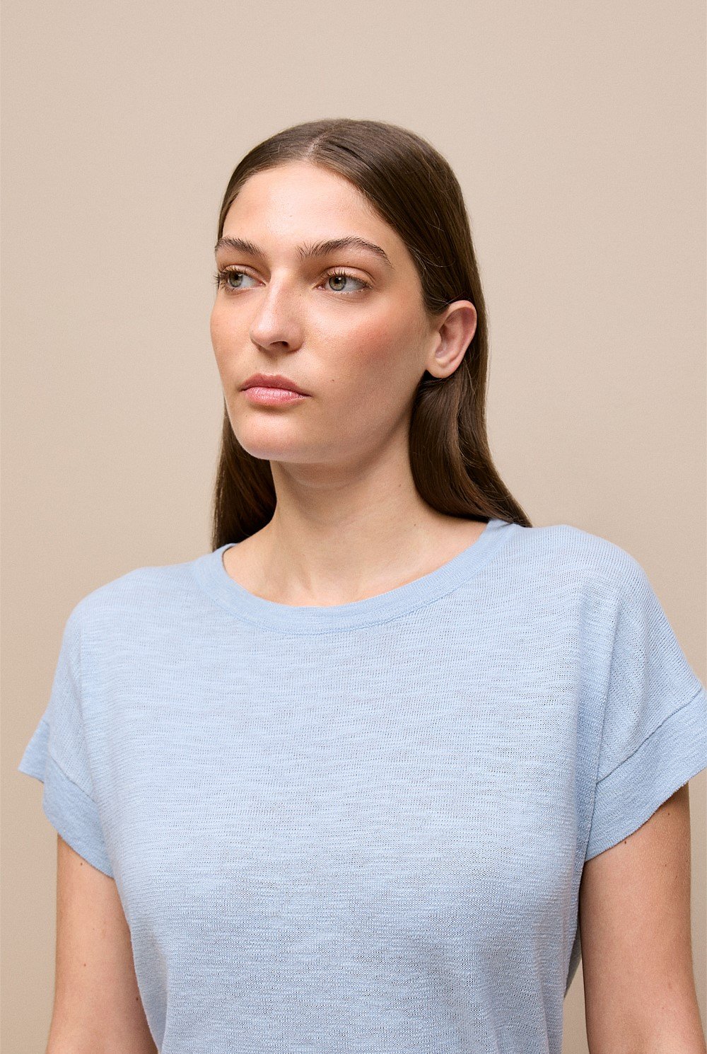 Linen Cotton Relaxed T-shirt