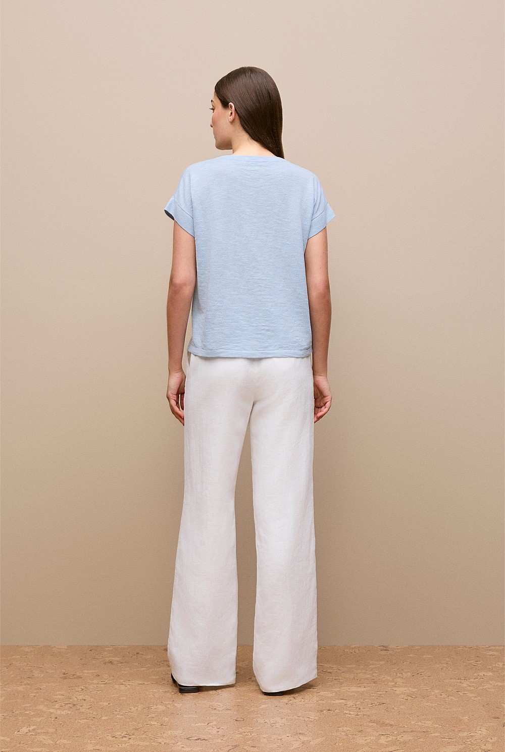 Linen Cotton Relaxed T-shirt