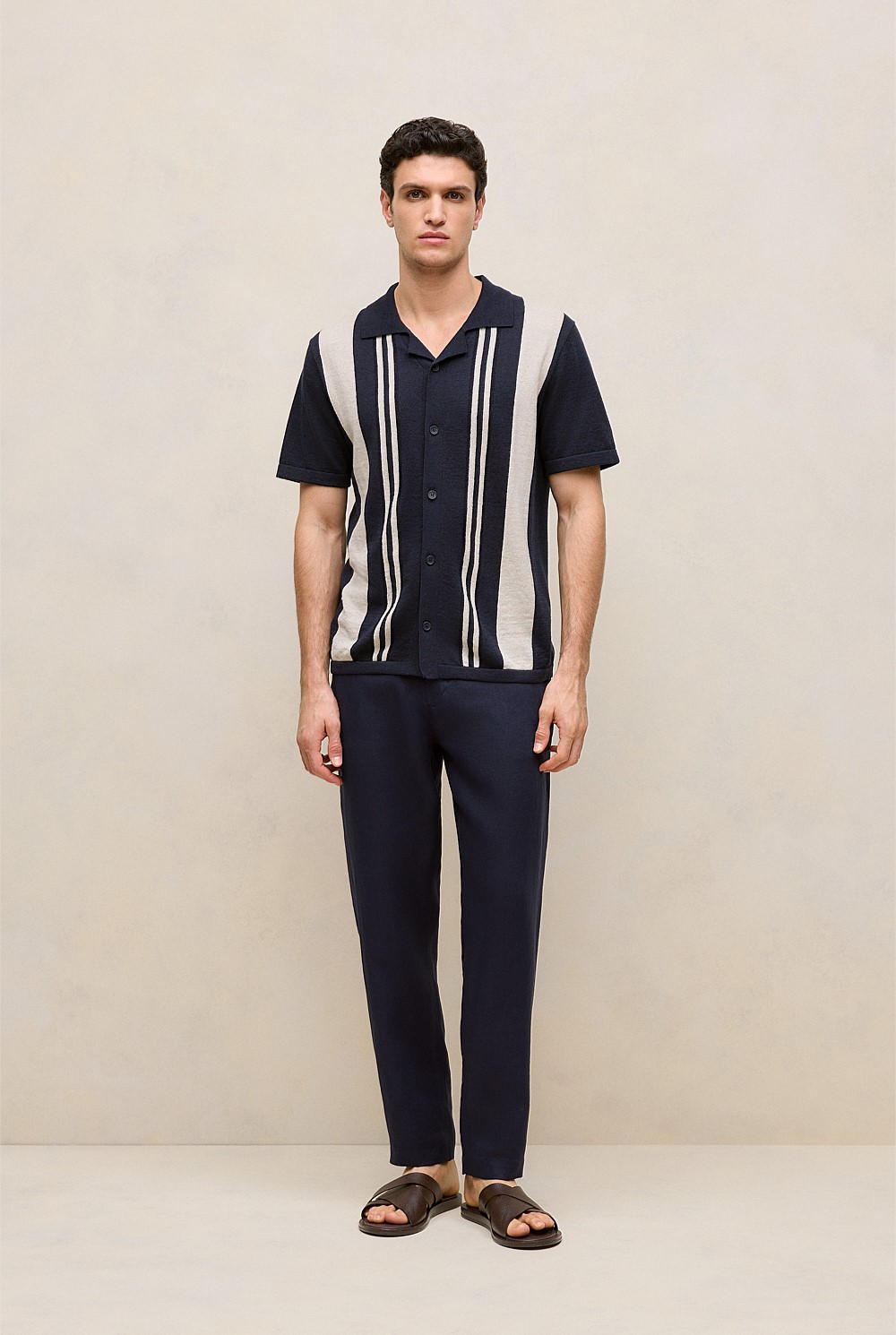 Linen Tailored Relaxed Pant