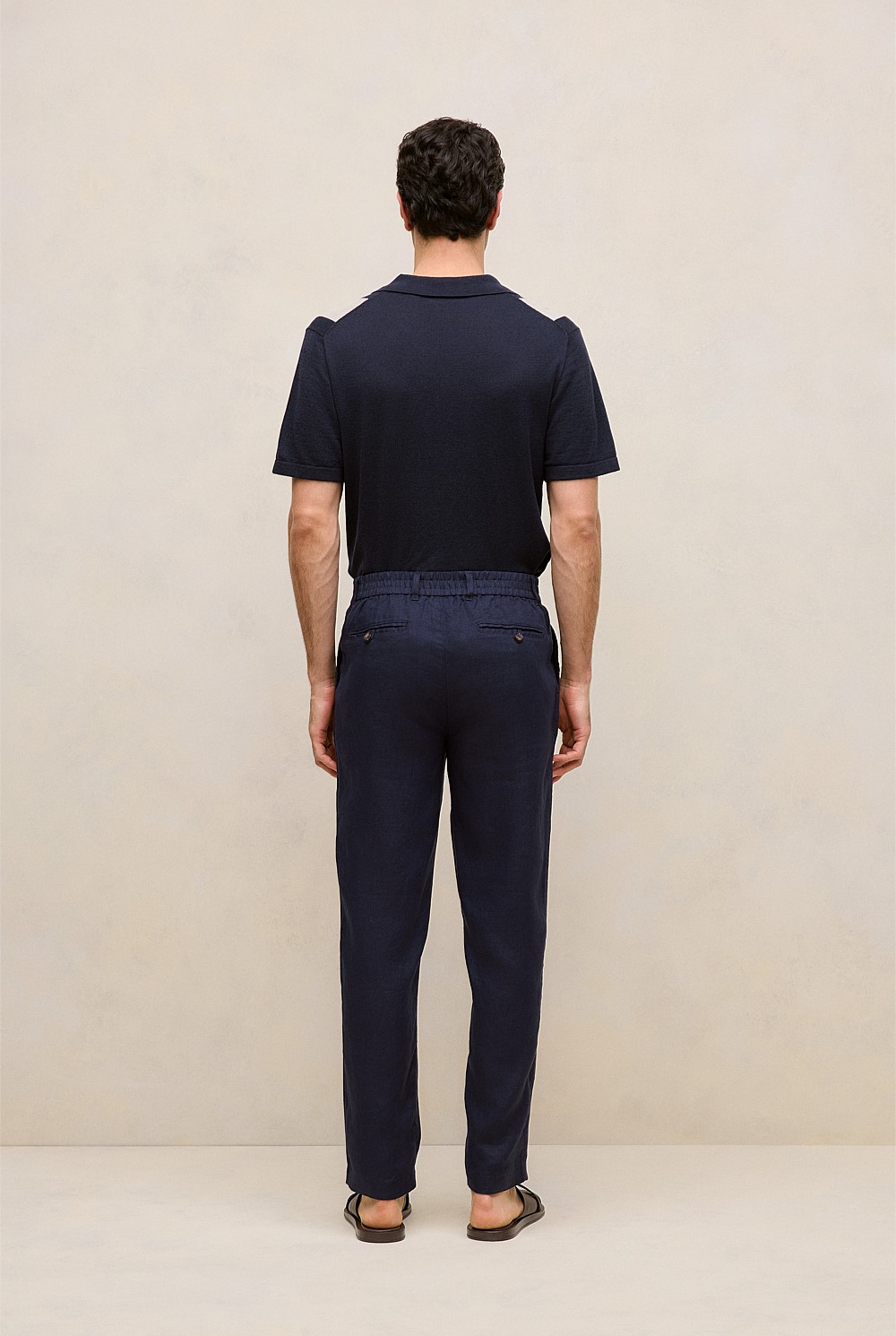 Linen Tailored Relaxed Pant
