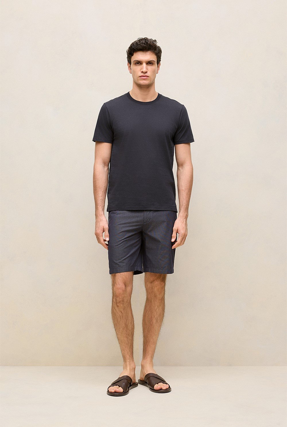 Yarn Dyed Cotton Stripe Short