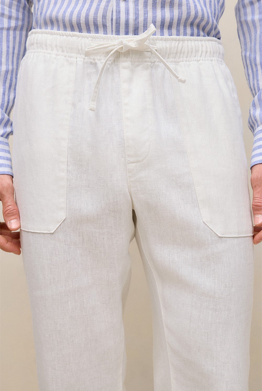 Linen Drawcord Pant