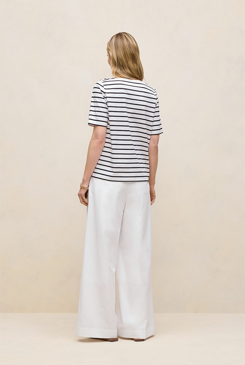 Stripe Boatneck T-shirt