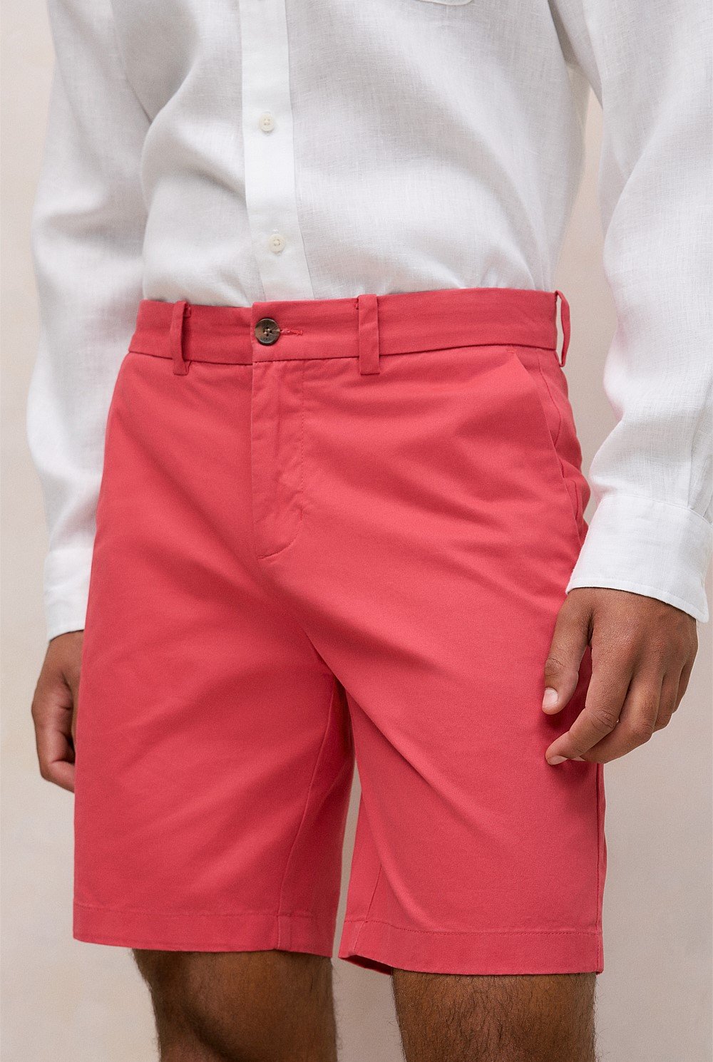 Cotton Twill Chino Short