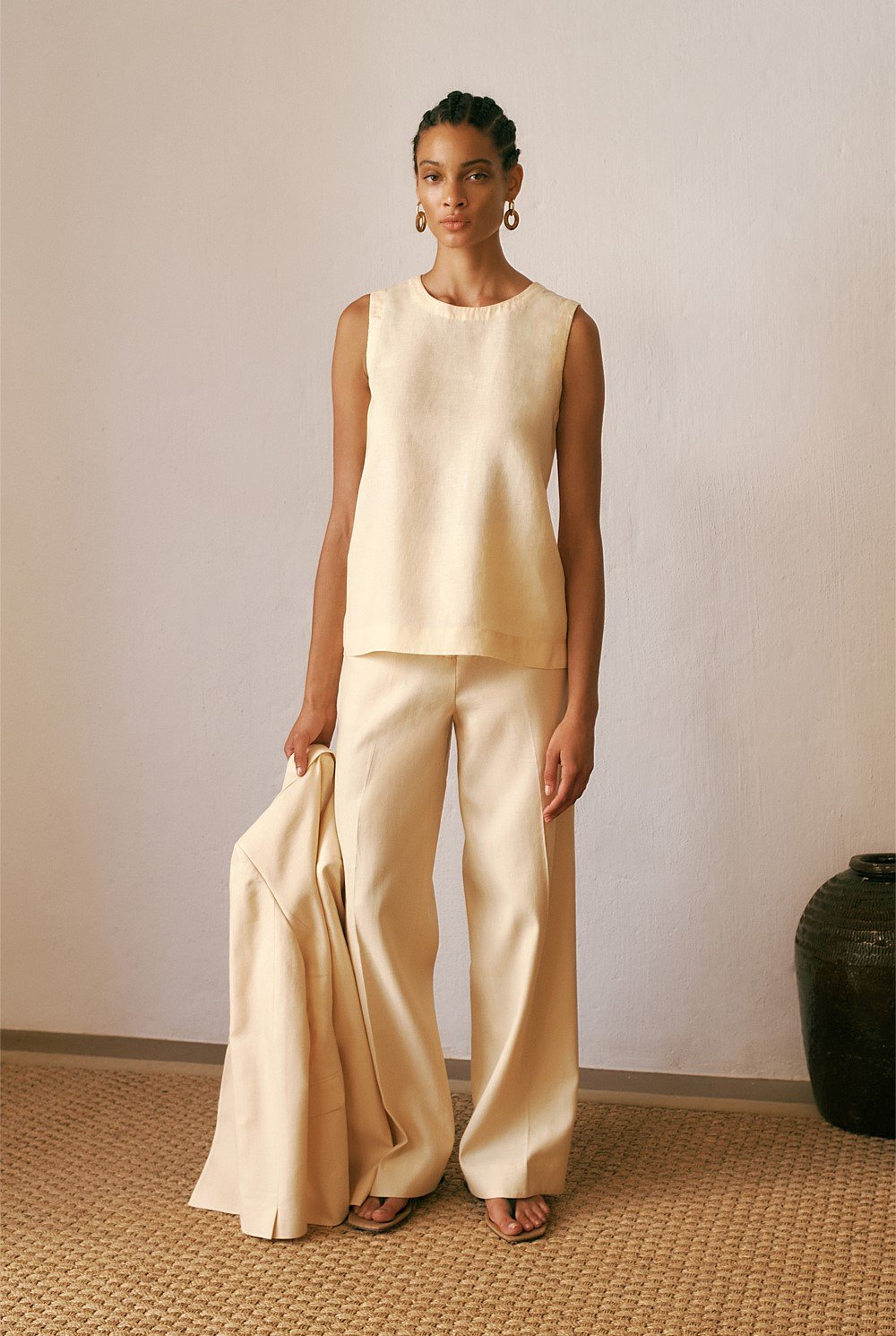 Delave Linen Shell Tank