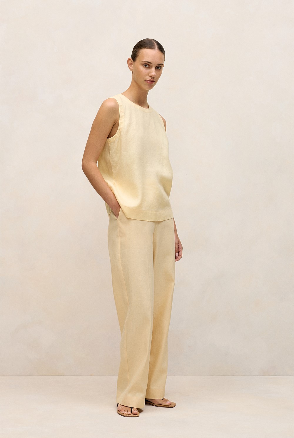 Delave Linen Shell Tank