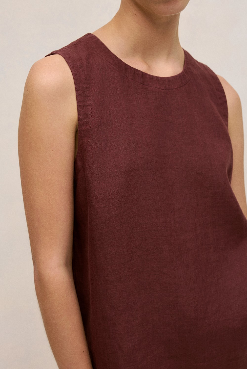 Delave Linen Shell Tank