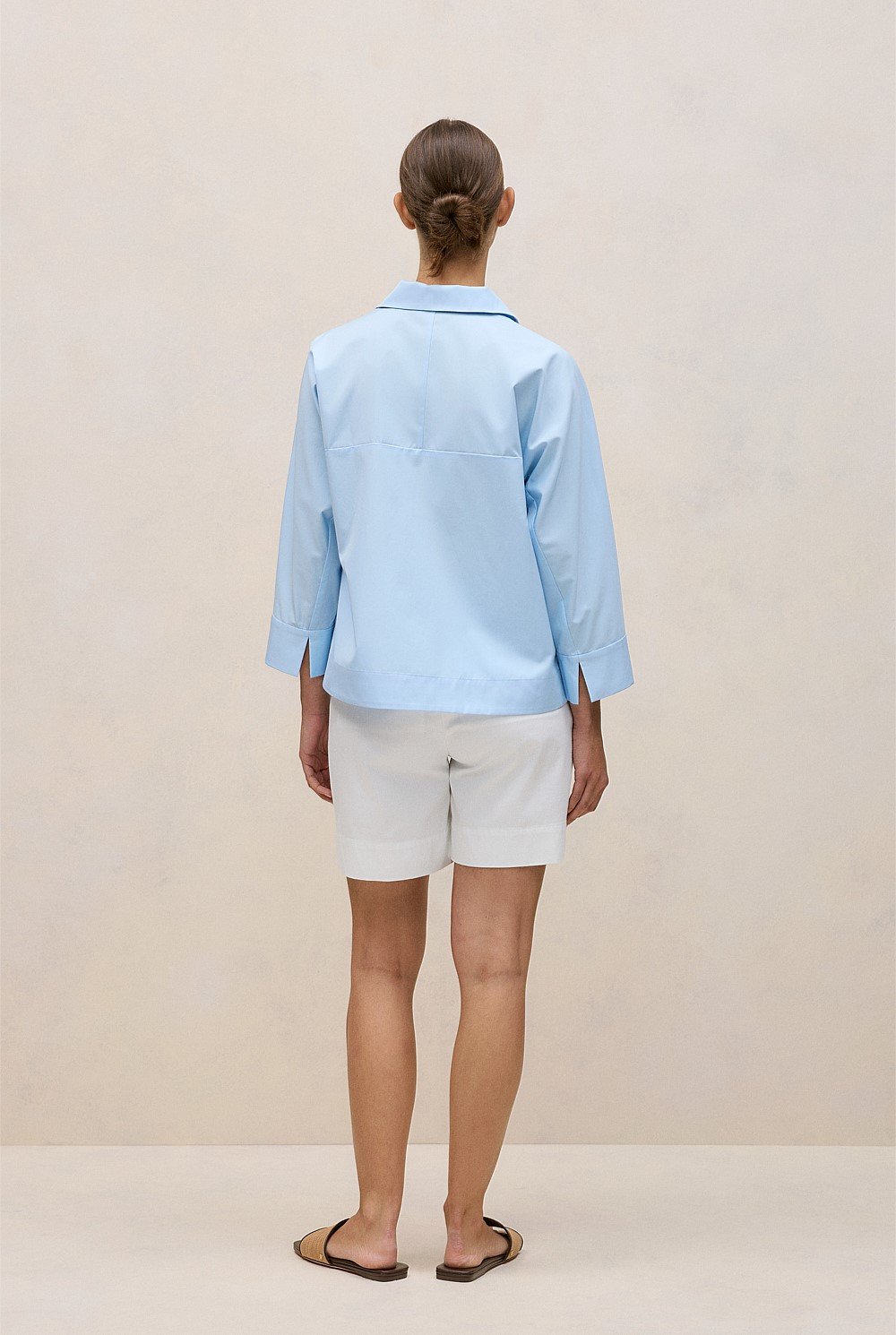 Fine Poplin Popover Shirt