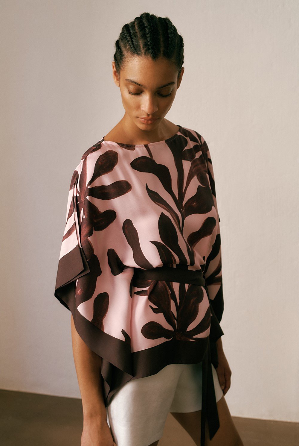 Wakame Silk Scarf Top