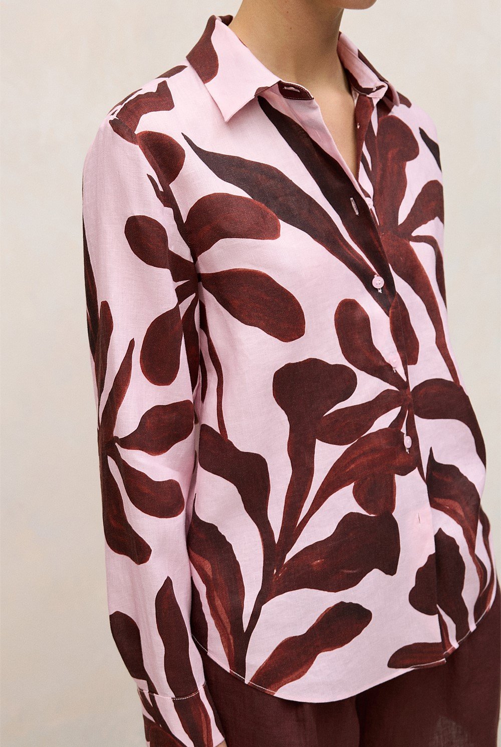 Wakame Linen Long Sleeve Shirt