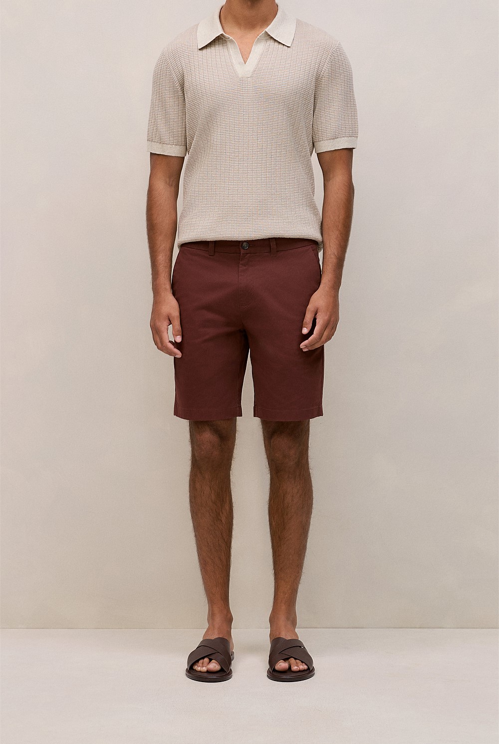 Cotton Twill Chino Short
