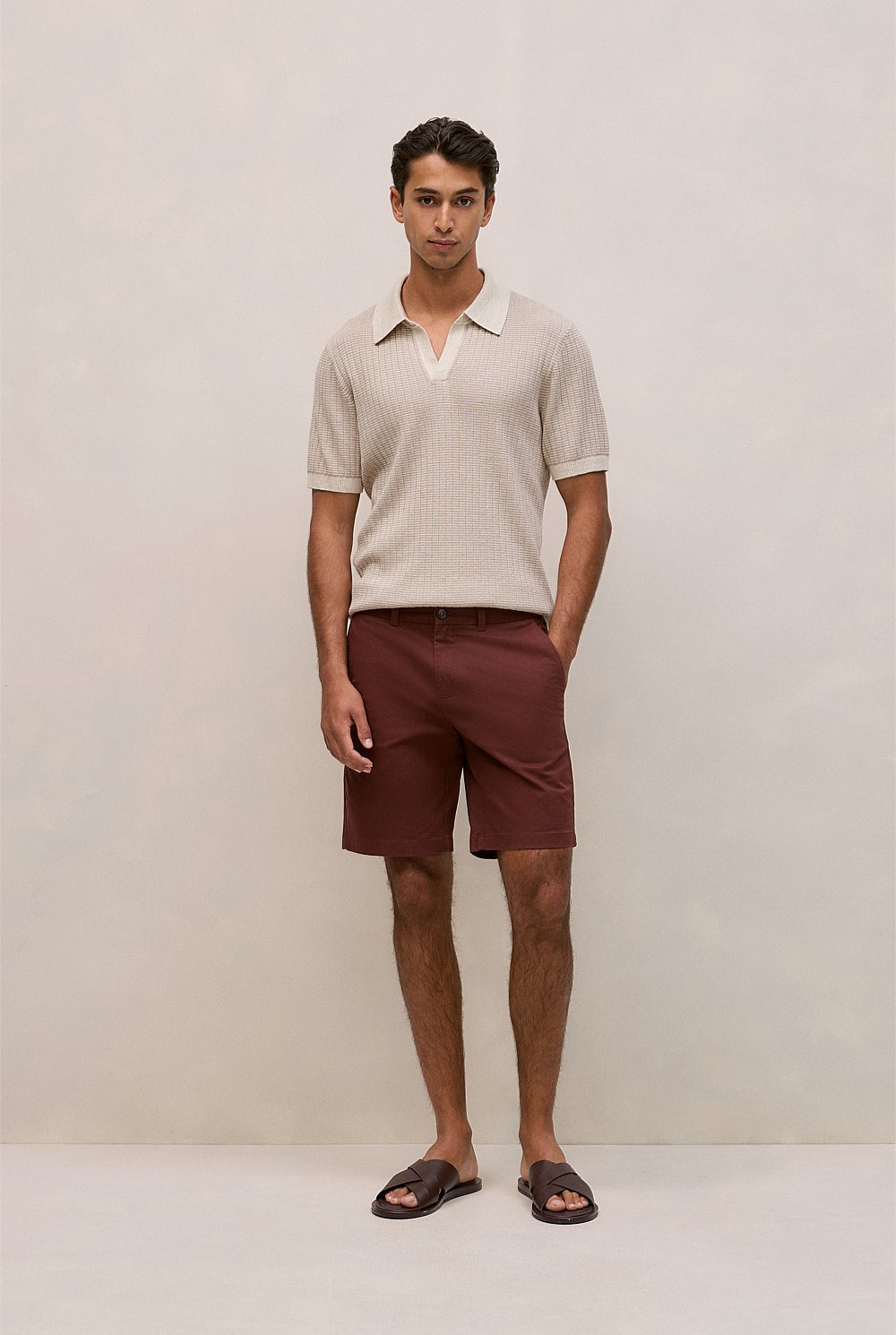 Cotton Twill Chino Short