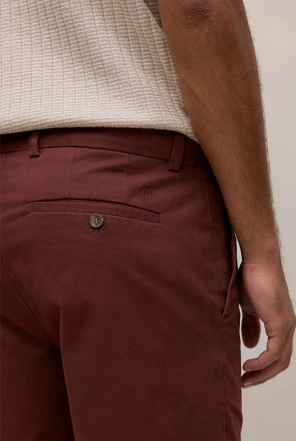 Cotton Twill Chino Short