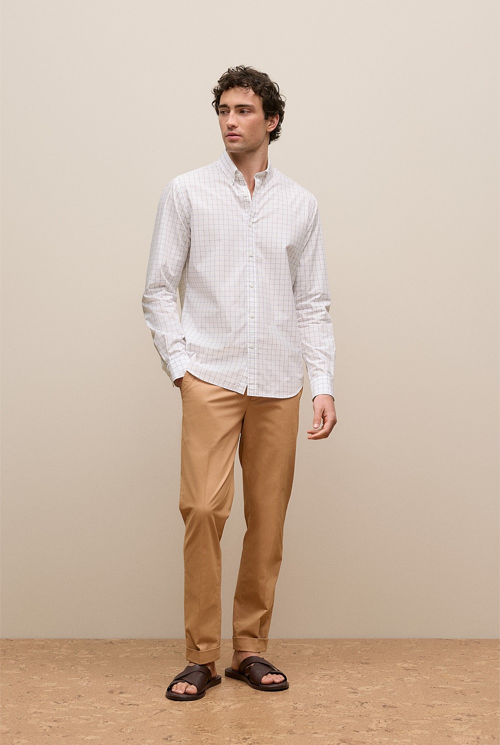 Tailored Cuff Detail Pant