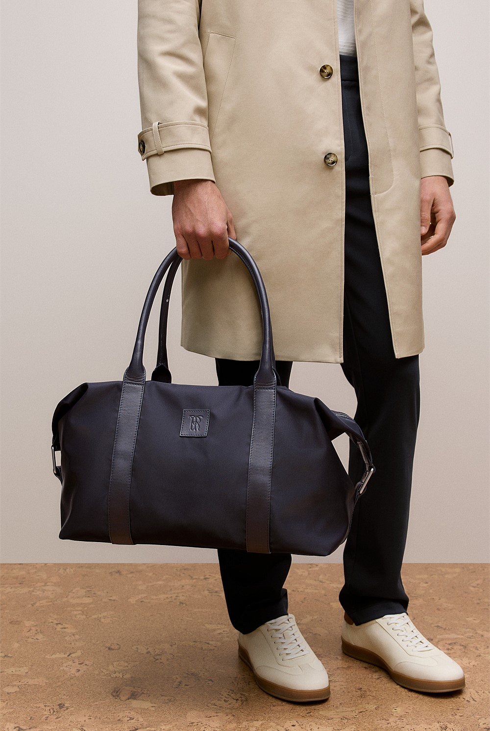 Terra Leather Trimmed Travel Bag