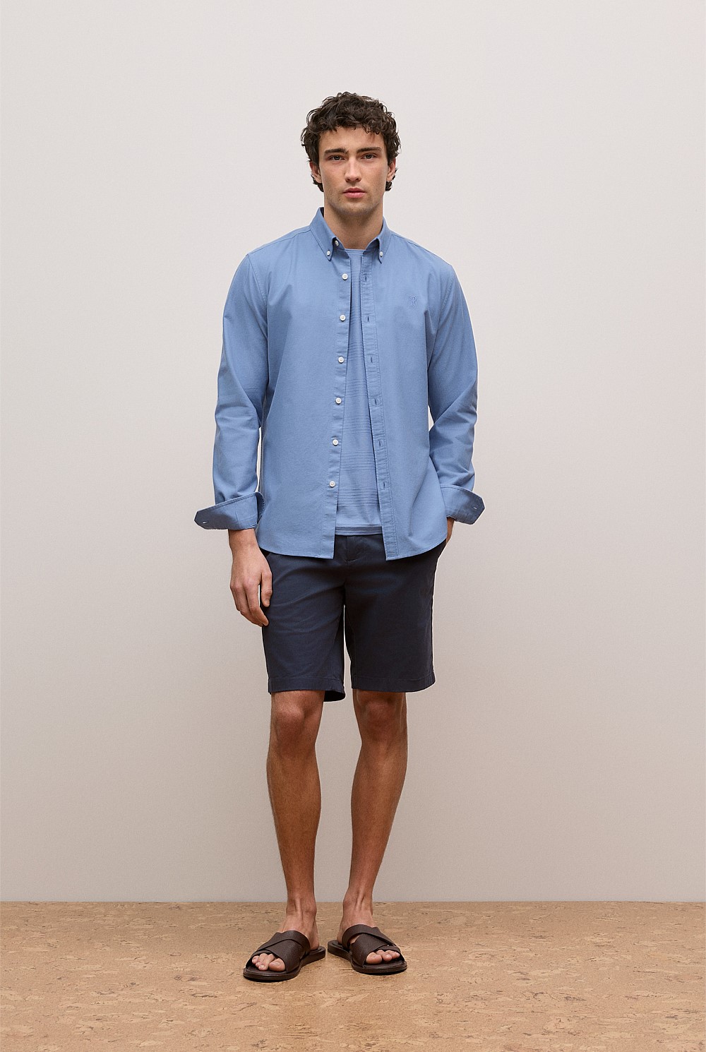 Regular Fit Monogram Oxford Shirt