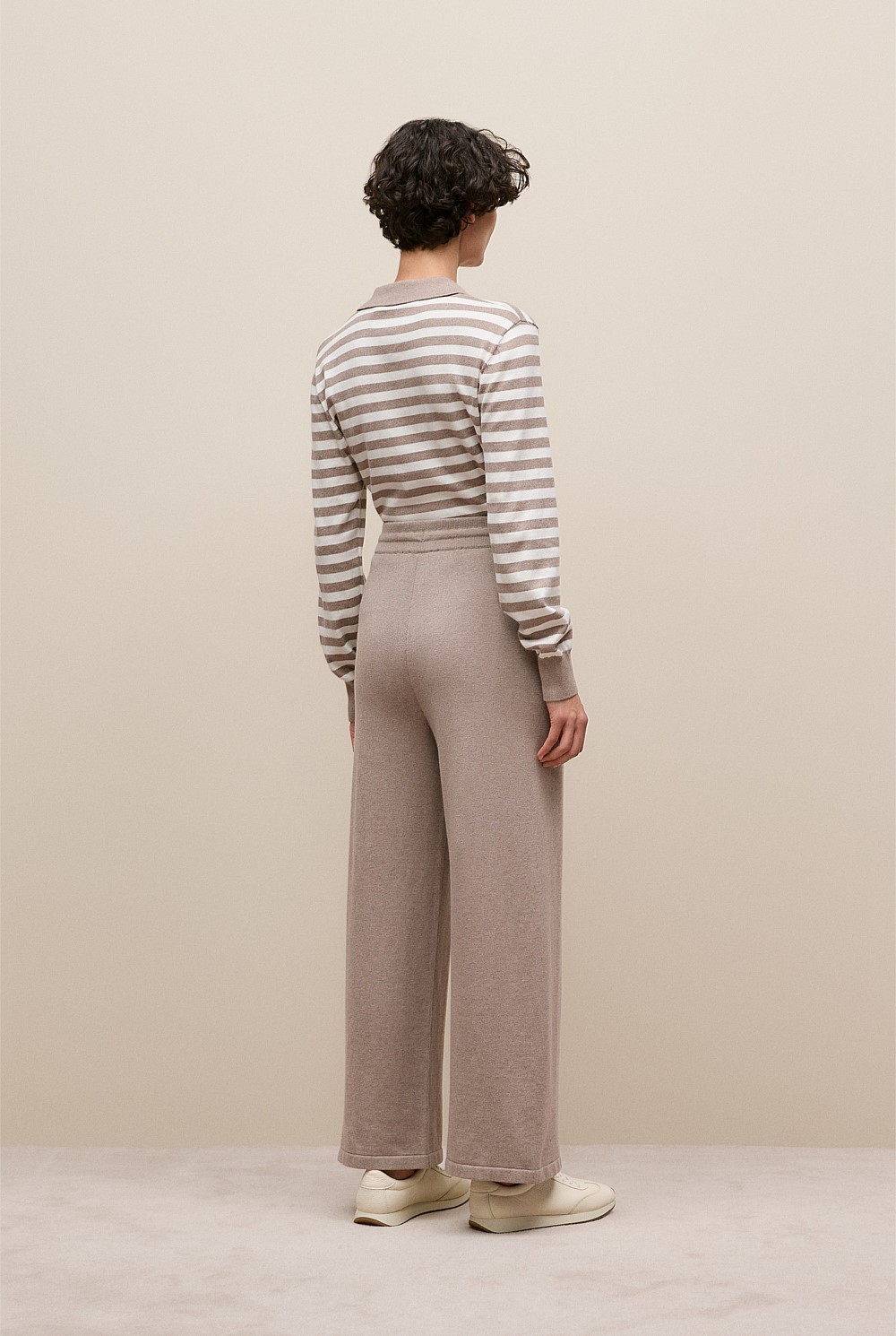 Cotton Cashmere Knit Pant