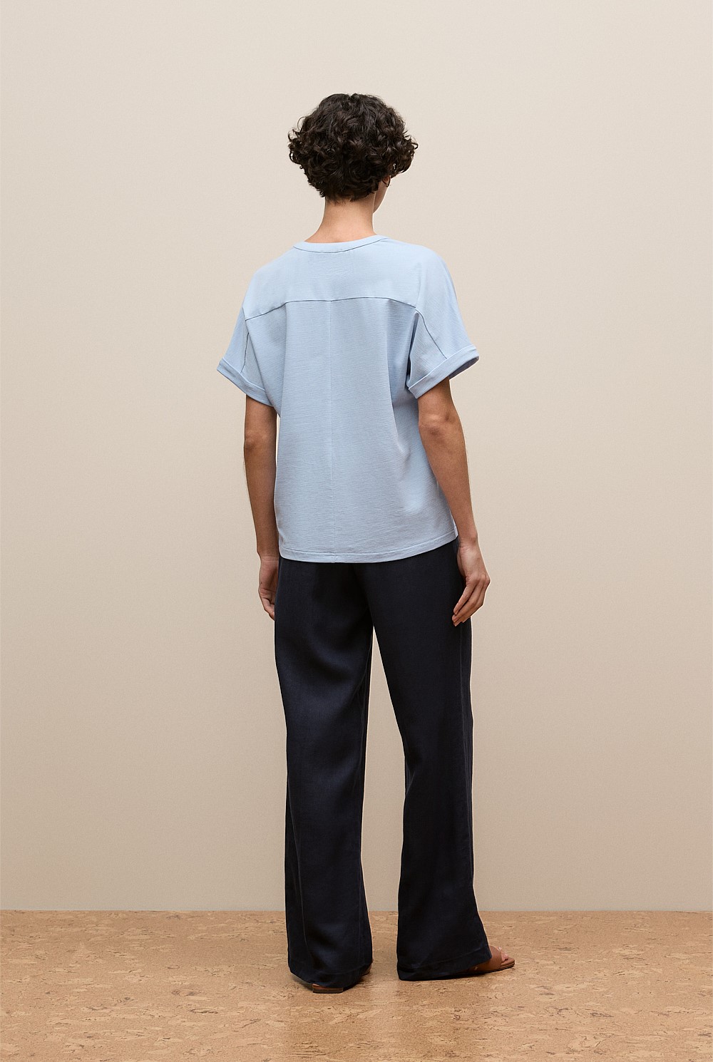 Relaxed V Neck T-shirt