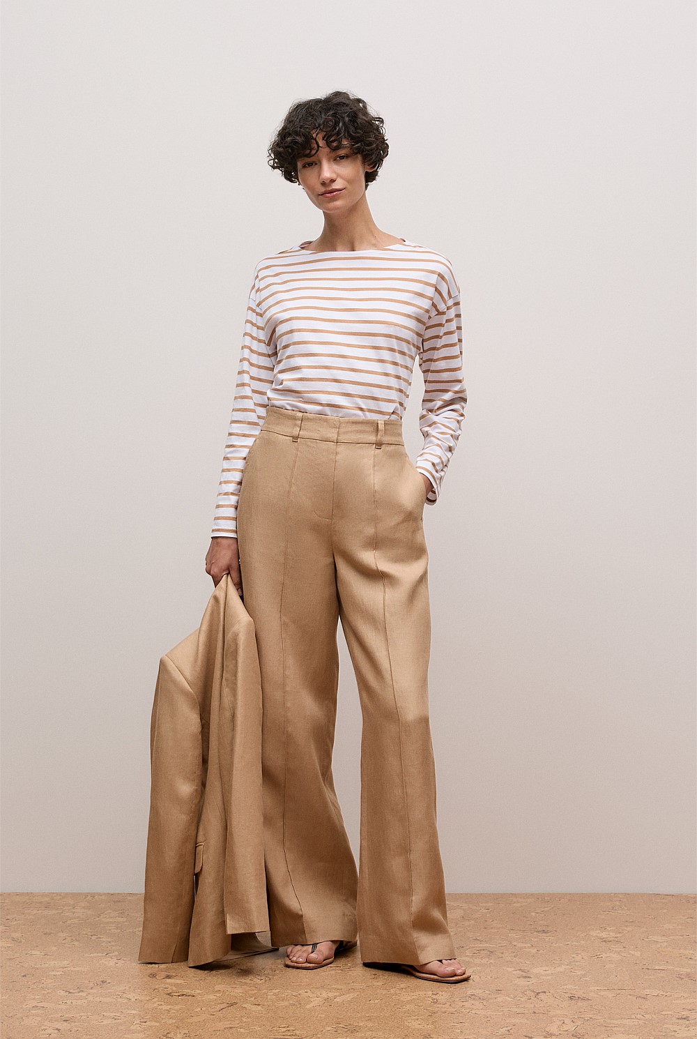 Australian Cotton Stripe Long Sleeve T-shirt