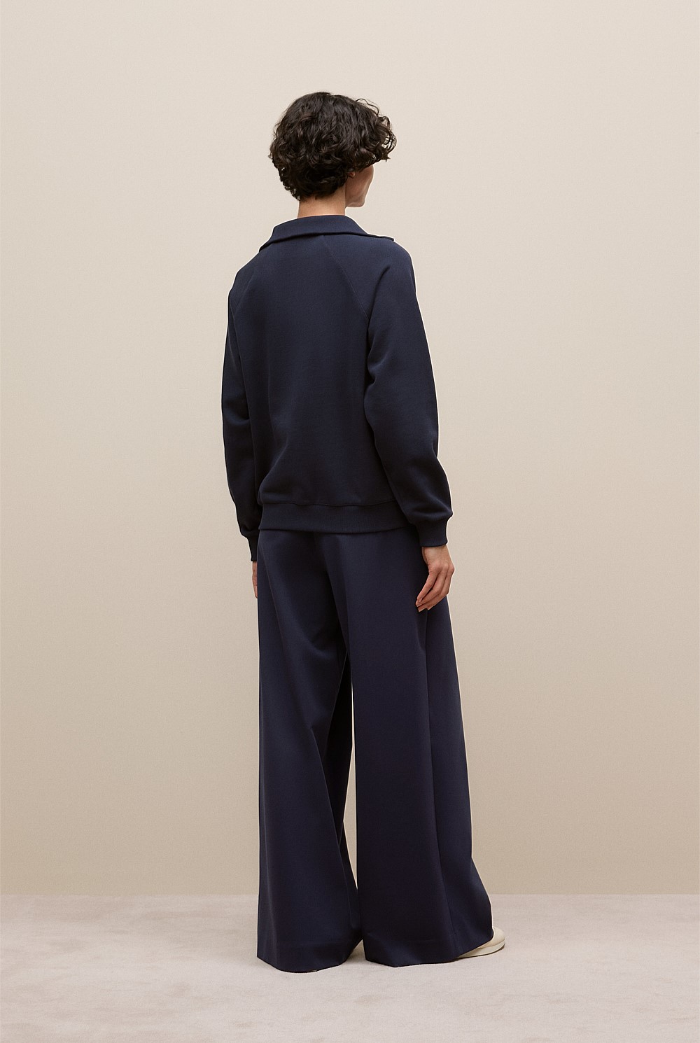 Button Neck Sweat