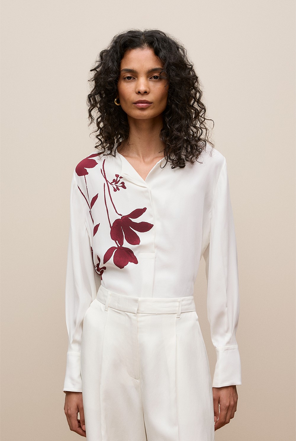 Wren Placement Floral Print Blouse