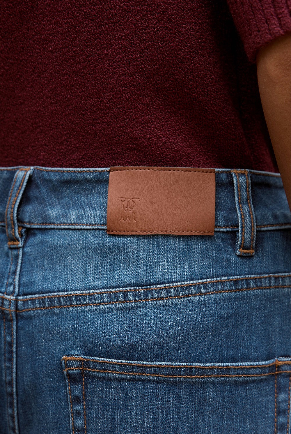 Australian Cotton Blend High Waist Jean